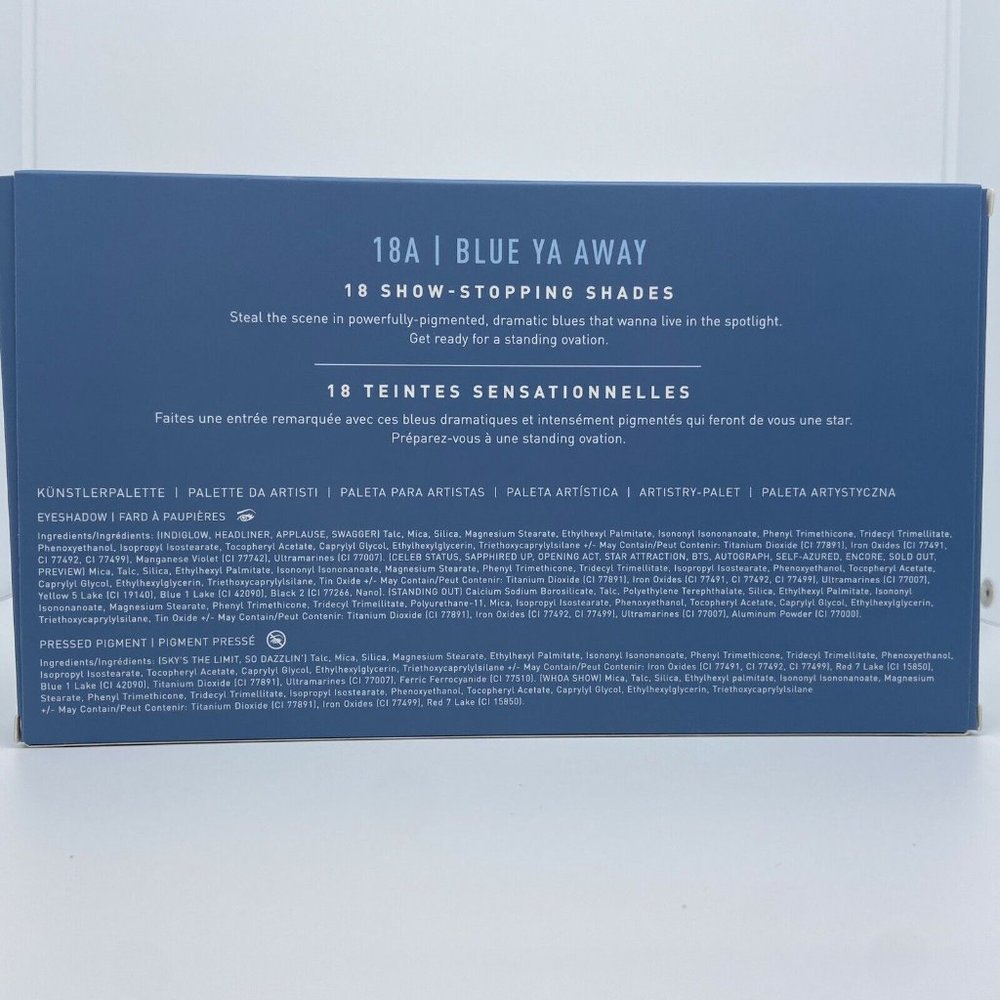 Morphe 18A‎ Blue Ya Away Eyeshadow Artistry Palette w/ Free Morphe Makeup Bag - Picture 13 of 16